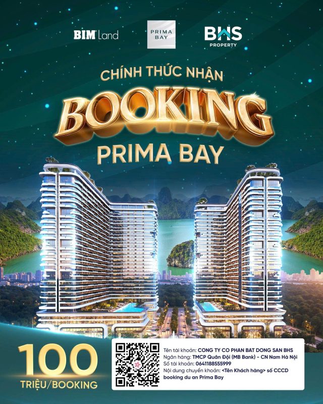 Booking Prima Bay Hạ Long